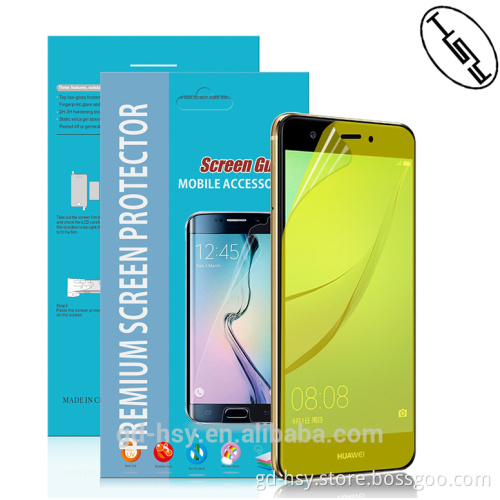 HUYSHE shock-resisted self healing film for huawei nova plus tpu projector screen protector self repair guard
